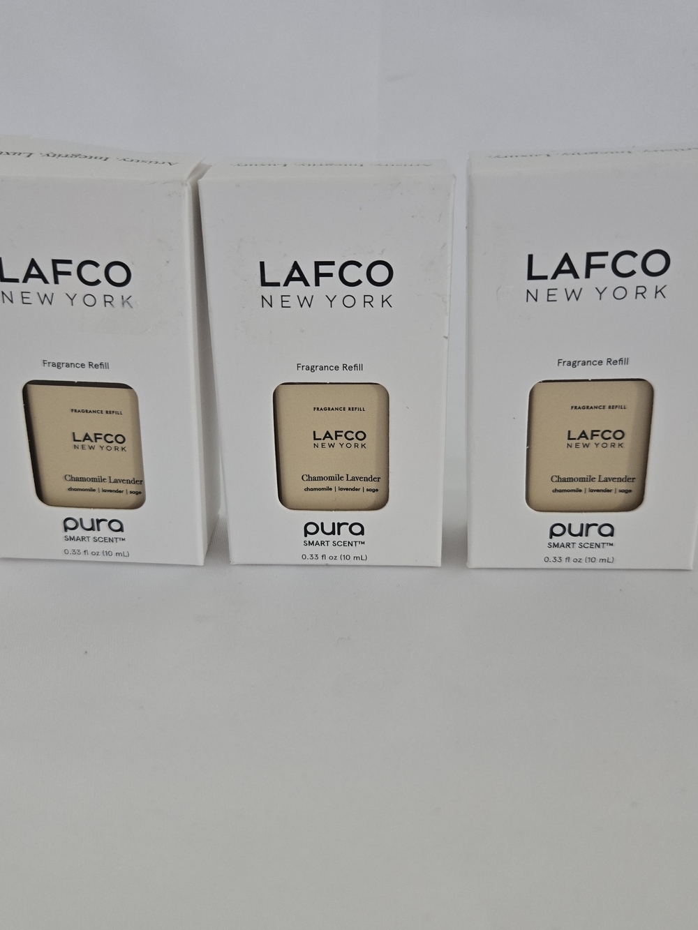 (3) LAFCO New York Fragrance Refill Pura Smart Scene Chamomile Lavendar Sage